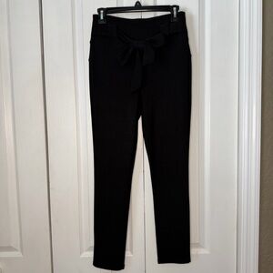 Sho Sho women’s Elegant Black Tie-Waist Skinny Pants M